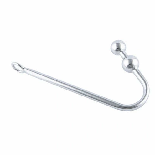 Anal Hooks Hook Two Steel Pleasurable Stainless 4417 Anal Balls 1003